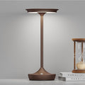 LED Cordless Table Lamps Rechargeable - Outdoor 6000mAh Battery Operated Portable Tables Light 3 Color Stepless Dimming Lamp with Memory Function for Patio Restaurant Dining Rust