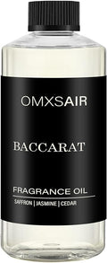 Baccarat Hotel Diffuser Oil Inspired by Baccarat 16.9Fl Oz(500ml) - Hotel Fragrance Diffuser Oil & Home Luxury Scents - Saffron, Cedar,Ambergris Essential Oils Blend for Aromatherapy Diffuser