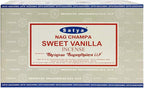 Satya Sweet Vanilla Incense Sticks and Holder Bundle