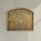 Personalized Plaque | Custom Engraved Wall Plate | Antique Style Name Plate for Home, Office, Shop, Memorial & Decor | Premium Quality Sign (Durable & Elegant) (Bronze Plaques, 10"x8"inches)
