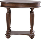 Liberty Furniture Allington Oval End Table for Living Room - Satin Sienna