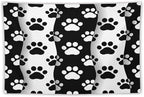 VUMIVI Pet Paws Tapestry Cute Puppy Kitten Black White Animal Paws Modern Funny Art Tapestry Wall Hanging for Living Room Bedroom Dorm Classroom Aesthetic Decor W60xL40in