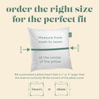 ComfyDown Decorative Throw Pillow Insert, Down and Feather Fill, 100% Cotton Cover, 233 Thread Count - Made in USA (14 X 26)
