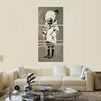 Novatique Street Canvas Wall Art Classic Graffiti Wall Art Abstract Banksy Poster Print Graffiti Picture Home Decor for Bedroom Living Room Office, 20" x 28" x 3Pcs