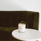 Calyan Wax Co. Lavender & Bergamot 2 Wick Scented Candle - 37 Hour Burn - Luxury Non Toxic Soy Wax Candles - Long Lasting Large Glass Jar Candle for Home - 8.8oz