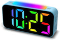 Loud Alarm Clocks for Bedrooms Heavy Sleepers, Digital Clock with Night Light, Large Display, Dual Alarm, Snooze, Dimmable Bedside Alarm Clock for Kids Teens Boys Girls