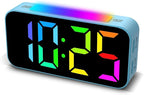 Loud Alarm Clocks for Bedrooms Heavy Sleepers, Digital Clock with Night Light, Large Display, Dual Alarm, Snooze, Dimmable Bedside Alarm Clock for Kids Teens Boys Girls