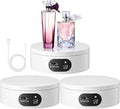 Hoteam Turner Cup Rotating Display Stand for Epoxy Glitter Tumbler Display Turner 360 Degree Tumbler Spinner Automatic Spinning Rotating Platform Mute Photography Turntable(White,3 Pcs)
