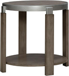 Liberty Furniture Sutton End Table for Living Room - Bleached Sand