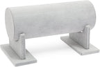 Juvale Velvet Headband Holder Stand - 12.2 x 6.5 x 6.7 Inches, Gray Velvet - Hair Accessories Organizer & Headband Rack - Bracelet Display & Jewelry Stand