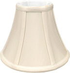 Royal Designs, Inc. BSO-704UT-8BG True Bell Basic Lamp Shade with UNO Fitter, 4 x 8 x 6.5, Beige