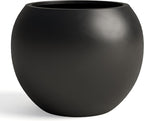 DTY Signature Mt Sherman 12.6''D x 10''H Fiberstone Round Planter with Drainage Hole, Smooth Finishes, Weather Resistant for Indoor and Outdoor Use, Included 2 Extra Coco Mats(Pot Opening 8.5'')