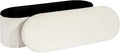 43.3 Inches Collapsible Ottoman with Storage, Bench with Storage Ottoman for Living Room, Bedroom & Entryway-Cream White