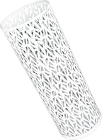 Umbrella Stand Umbrella Holder for Entryway,Umbrella Stand Rack,Metal Hollowed Freestanding Round Umbrella Holder Organizer Bin,Umbrella Rack Organizer Freestanding for Home Hotel Office(Small-White)
