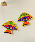 Gul Khan Green Kite Acrylic Fridge Magnet | Pack of 1 | Traditional Basant Souvenir | Vibrant Pakistani Truck Art Decor | High-Gloss Kitchen Accessory