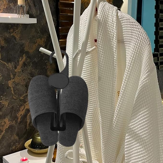 30Pcs Hanging Shoe Hooks 7.1X3.5In Slipper Organizer Rack for Closet Entryway Storage and Drying Multi Functional Shoe Holder for Home