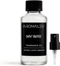 My Way Fragrance Oil Inspired by 1 Hotel Miami – Luxury Diffuser Oil with Oud Wood, Leather & Sandalwood Notes – Long Lasting Aroma + Spray Cap for Room Spray, 4.1 Fl Oz / 120ml