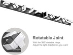 Ralbay 66inch Matte Black Bathroom Vanity Lights Metal Acrylic LED Modern Black Bathroom Wall Lighting Fixtures