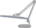 Neatfi XL 2,200 Lumens LED Task Lamp, 24W, 117 Pcs SMD LED, 23 Inches Ultra Wide Lamp, 4 Level Brightness Dimmable, Eye-Caring Light, Glare Free (Non-CCT with Base, Silver)