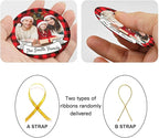 Personalized Custom Photo Ornaments for Christmas Tree - Ceramic Hanging Xmas Ornaments for Couples, Family, Wedding