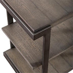 Liberty Furniture Industries Modern View Tiered End Table, Gray