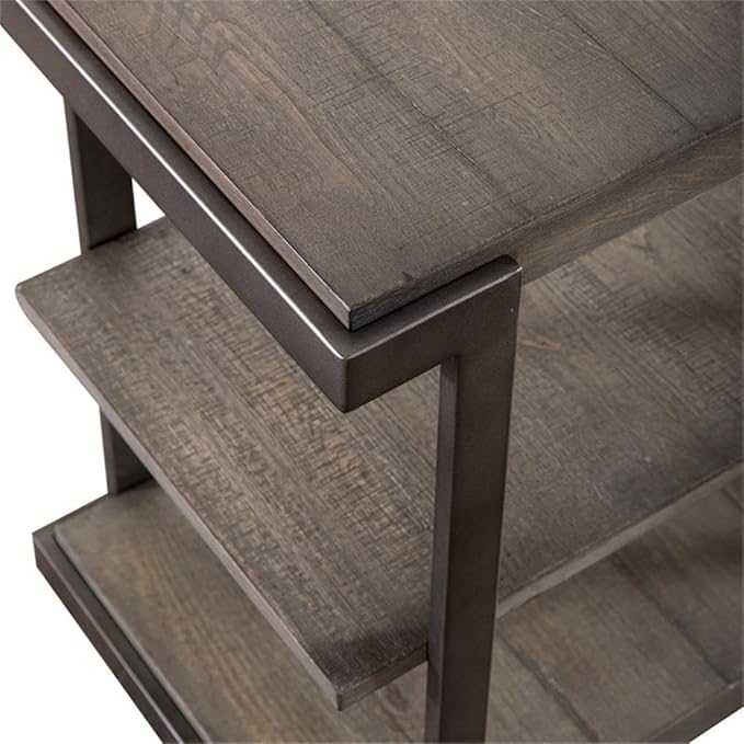 Liberty Furniture Industries Modern View Tiered End Table, Gray