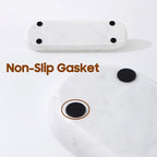 Incense Holder, Natural Marble Incense Burner, Incense Stick Holder for Meditation, insence-Sticks Holder, 10.6inch Ash Catcher (White)