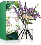 COCODOR Lavender Reed Diffuser/White Jasmine/6.7oz/1Pack / Home Fragrance Scent Essential Oil Stick Diffuser for Bedroom Bathroom Home Decor for Women