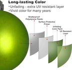 Lime Green Christmas Ornaments - Christmas Tree Decorations Shatterproof Hanging Balls for Birthday Wedding Holiday Decor Set of 36pcs, Multi-Sizes(1.6",2.5",3.2")