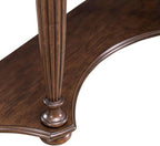 Liberty Furniture Allington Demilune Sofa Table for Living Room - Satin Sienna