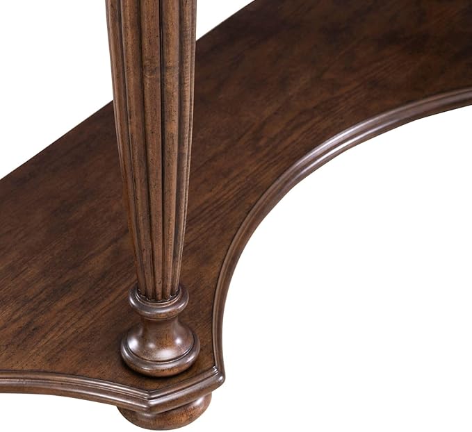 Liberty Furniture Allington Demilune Sofa Table for Living Room - Satin Sienna