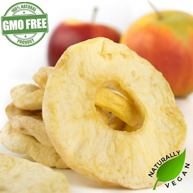 Gerbs Dried New England Apple Slices – 2 LBS. - No Sugar Added, Unsulfured & Preservative Free - Top 14 Allergy Free & NON GMO - Grown in USA