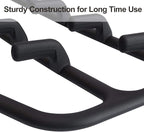 Belt Hanger Rack Holder 2 Pack, Sturdy Organizer with 360 Degree Swivel, 11 Large Hooks for Closet, Non Slip Rubberized Storage, Black, 14 x 0.39 x 11 Inch