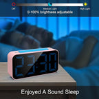 Loud Alarm Clocks for Bedrooms Heavy Sleepers, Digital Clock with Night Light, Large Display, Dual Alarm, Snooze, Dimmable Bedside Alarm Clock for Kids Teens Boys Girls