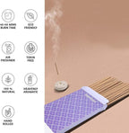 Folkulture Incense Sticks | Set of 120 Insence-Sticks with Holder for Relaxation | Vanilla & Cashmere Incense| Organic, Slow Burning & Non Toxic Inscents | Luxe Sweet Fragrances for Meditation