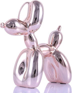 Pink Balloon Dog Decor - Animal, Shelf & Modern Desk Statue - Office Gold Decorations