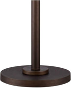 Possini Euro Design Meridian Light Blaster Modern Torchiere Floor Lamp 72" Tall Oiled Rubbed Bronze Frosted Glass Shade CFL Bulbs for Living Room Reading House Bedroom Home Office