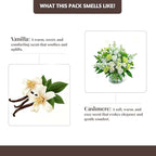 Folkulture Incense Sticks | Set of 120 Insence-Sticks with Holder for Relaxation | Vanilla & Cashmere Incense| Organic, Slow Burning & Non Toxic Inscents | Luxe Sweet Fragrances for Meditation