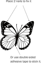 EONBES Black Metal Butterfly Wall Decor, 3-Piece Iron Butterfly Wall Art for Home Decor, Minimalist Elegant Wall Hangings for Living Room, Bedroom, Bathroom, Garden, Outdoor & Indoor Use