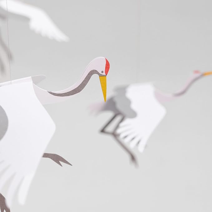 Crane Hanging Mobile - 18 Inches - High Quality - Handmade in Denmark by Flensted