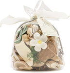 Qingbei Rina Spring Potpourri Bags, Gardenia Scented Potpourri Bowl Filler, Vase Filler,Decorative Dried Flower, Home Fragrance Petal, Bathroom Decor(White)-Gardenia