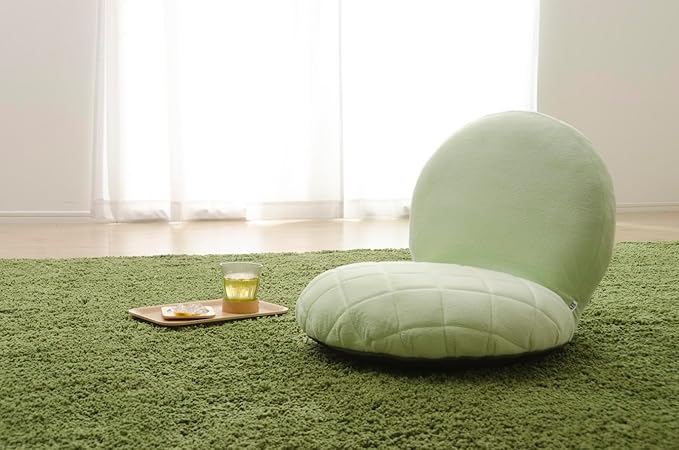PaletteLife Melon Pan Shape Floorchair, Cookie Crust Bun, Comfy Lazy Sofa Cushion, Floor Pillow Floor Cushion, for Office Dorm Bedroom Décor
