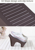 Shoe Stacker Organizers For Closet Shoe Stacker Slots Space Saver Double Layer Stack Shoe Racks, Increase Space by 200% Shoe Stackers for Home Closet Organization (white,2 pack)