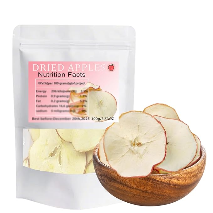 Dried Apples Slices For Simmer Pot,Dried Sliced apples no sugar added Snacks Bags Dehydrated Apples Slices For Fruit Tea Crafts Cake Decoration Cocktail Garnish Table Scatters Potpourri Candle