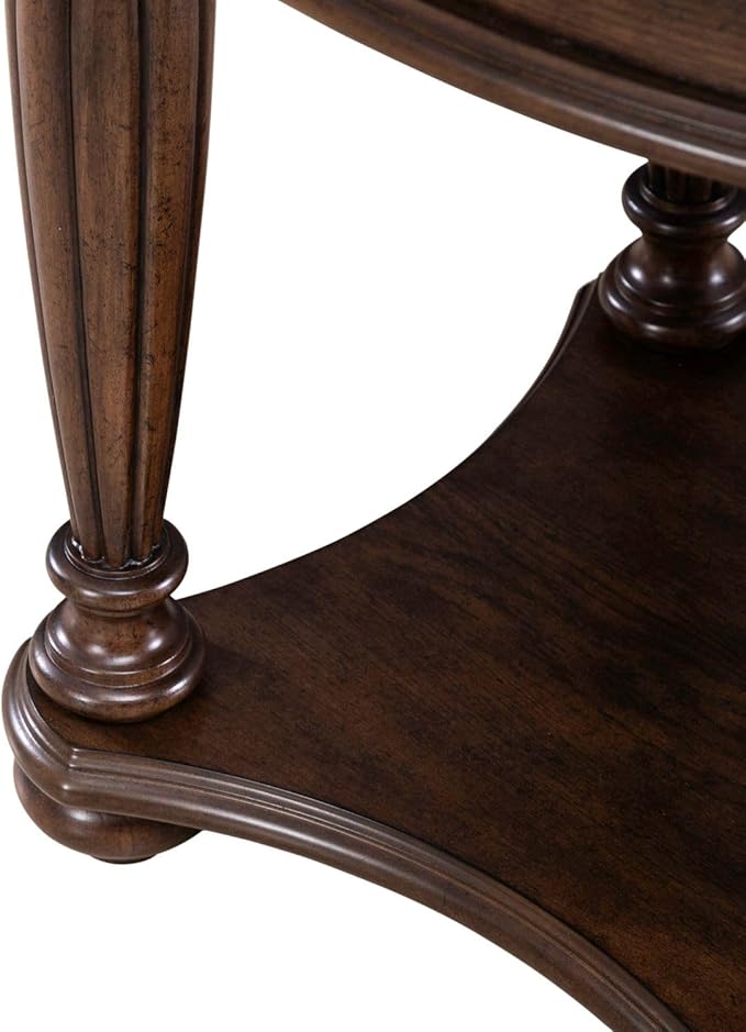 Liberty Furniture Allington Oval End Table for Living Room - Satin Sienna