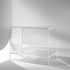 21" Acrylic Shower Stool with Storage Shelf - Waterproof Bath Bench for Spa & Shower, Heavy-Duty Seating (Holds 400lbs) - Ideal for Shaving Legs & Organizing Items
