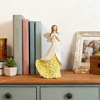 Sunflower Angel Figurines Home Decor, Encouragement Anniversary Retirement Gift for Woman, Memorial Bereavement Sympathy Gifts Idea