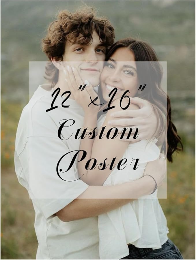 YXIMOX Custom 12" x16" Art Print on Premium Canvas, Personalized with Your Image or Design, Large Wall Decor for Living Room, Office, Bedroom, Custom Canvas Artwork(12"x16",Unframe)