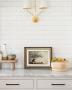 ARPEOTCY Vintage Gold Framed Wall Art Decor, 11x14 Inch Farmhouse Olive Tree & Apple Print Artwork, Still Life Wall Art Home Decor, BotanicalPainting for Kitchen Living Room Office