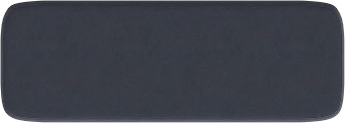 HomePop Upholstered Storage Bench with Metal Leg, 42" W, Blue Velvet